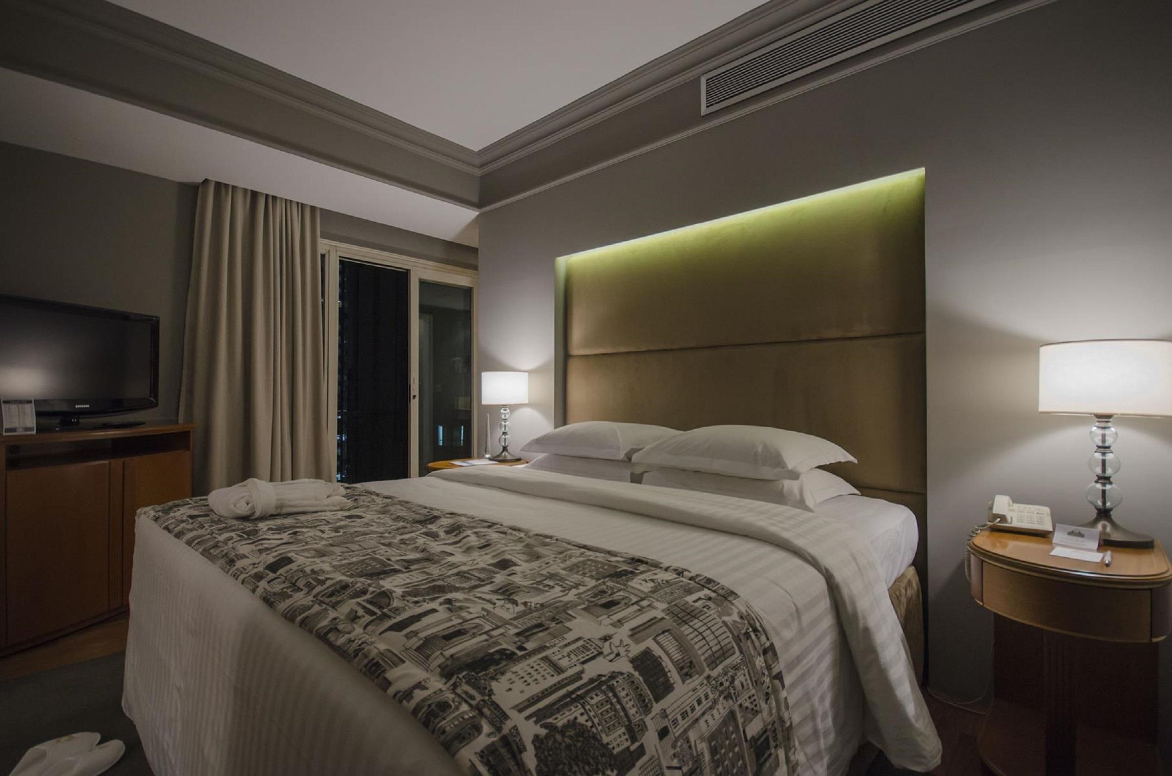 فندق Gran Estanplaza Berrini ساو باولو المظهر الخارجي الصورة A bedroom at the hotel